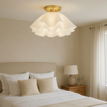 Flush Mount Ceiling Light | Elegant Gailon-Inspired Design with Integrated LED 1