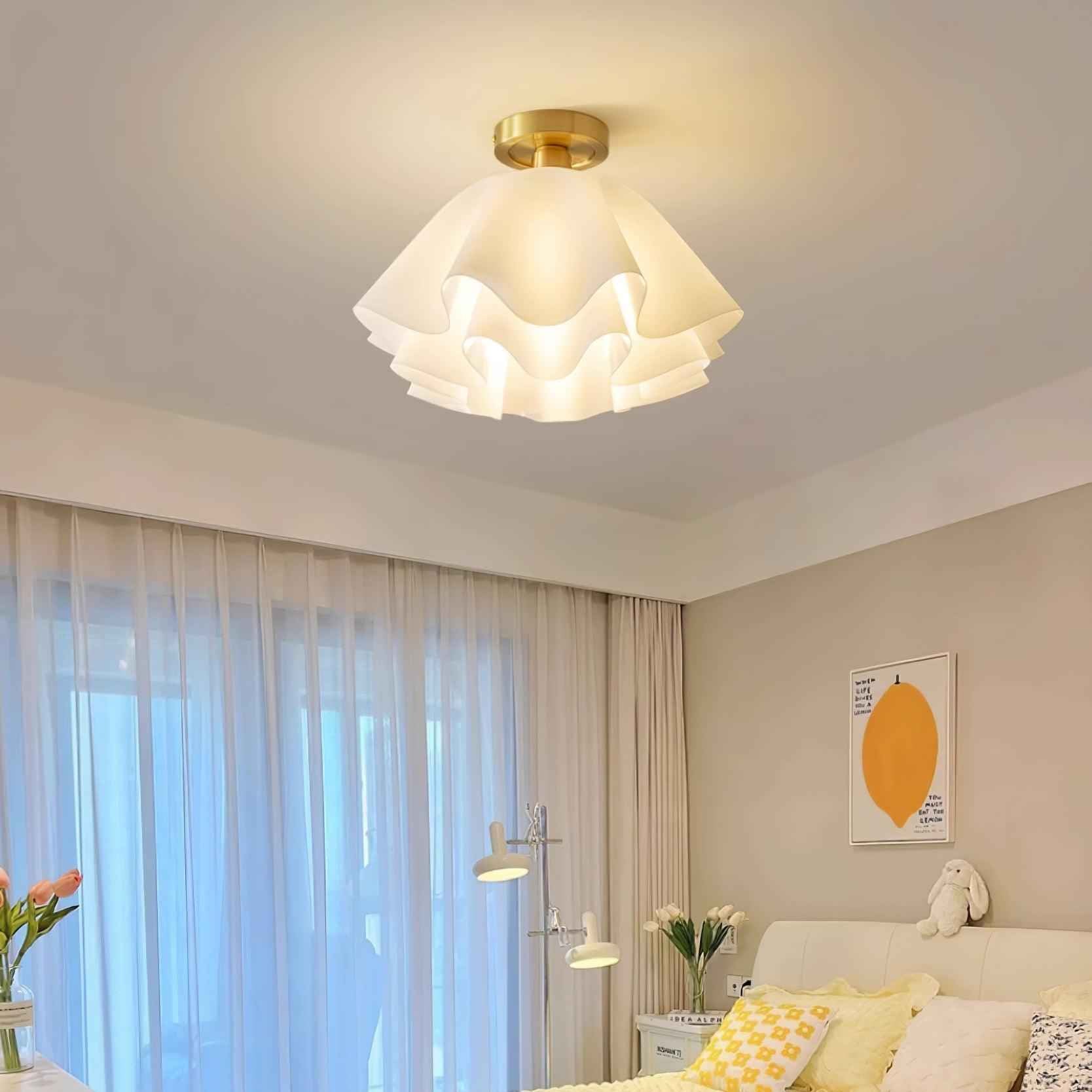 Flush Mount Ceiling Light | Elegant Gailon-Inspired Design with Integrated LED 3