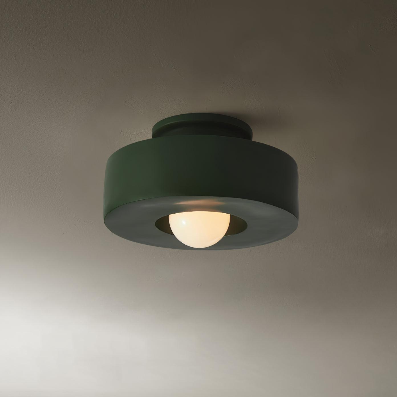 Flush Mount Ceiling Light | Hand-Built Resin Design with LED Compatibility 11
