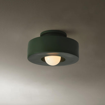 Flush Mount Ceiling Light | Hand-Built Resin Design with LED Compatibility 11