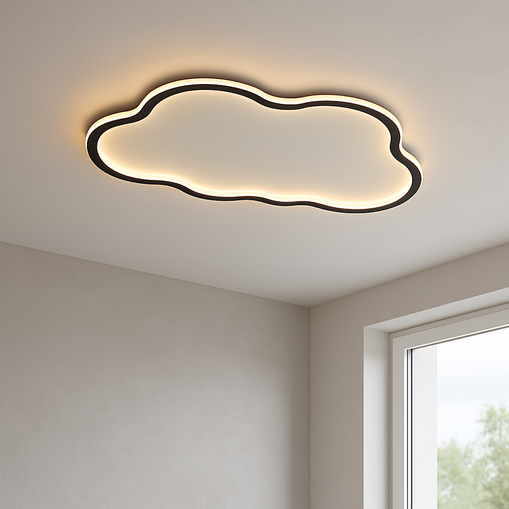 Flush Mount Ceiling Light | Minimalist Scandinavian Design with Soft LED Illumination 0