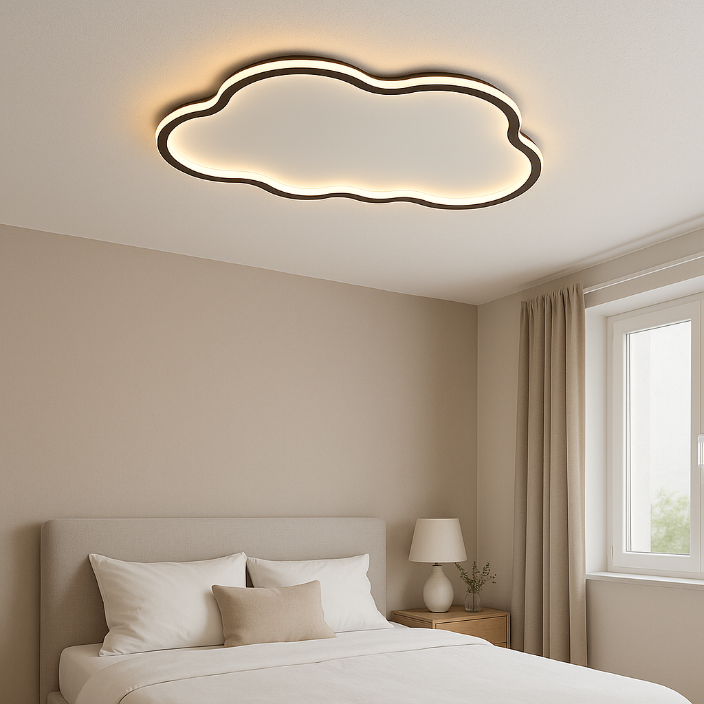 Flush Mount Ceiling Light | Minimalist Scandinavian Design with Soft LED Illumination 1