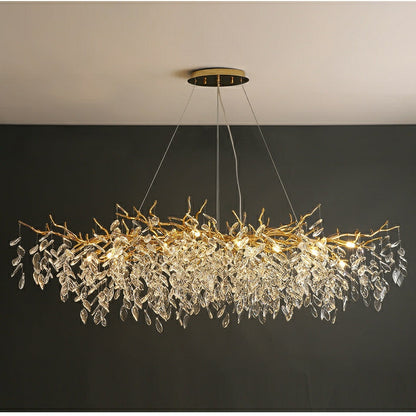 French Style Glass Chandelier | Elegant Design with LED Lighting 0