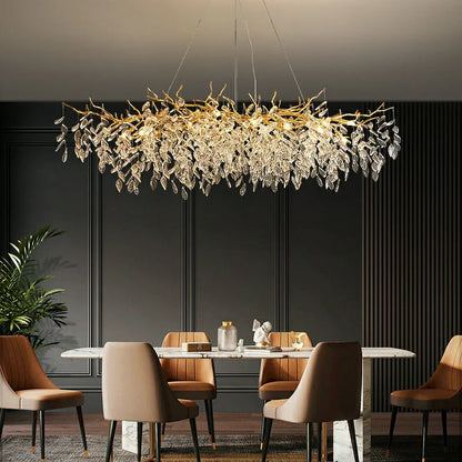 French Style Glass Chandelier | Elegant Design with LED Lighting 1