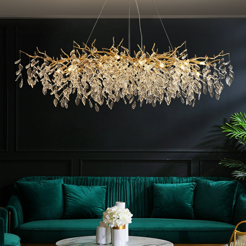 French Style Glass Chandelier | Elegant Design with LED Lighting 2