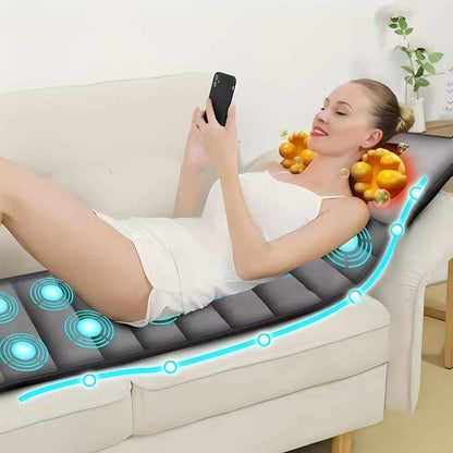 Full Body Massage Mat | Heated Vibration Therapy with Neck Kneading 1
