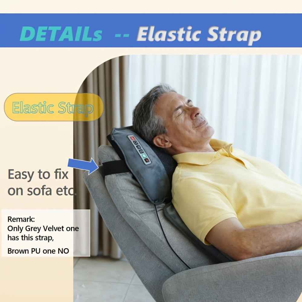 Full Body Massage Mat | Heated Vibration Therapy with Neck Kneading 5