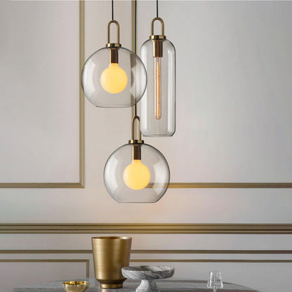 Glass Pendant Lighting | Adjustable Height with Elegant Design for Cozy Spaces 6