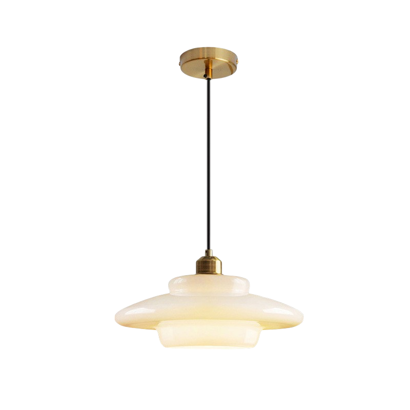 Glass Pendant Lamp | Soft White Shade for Modern Interiors 5