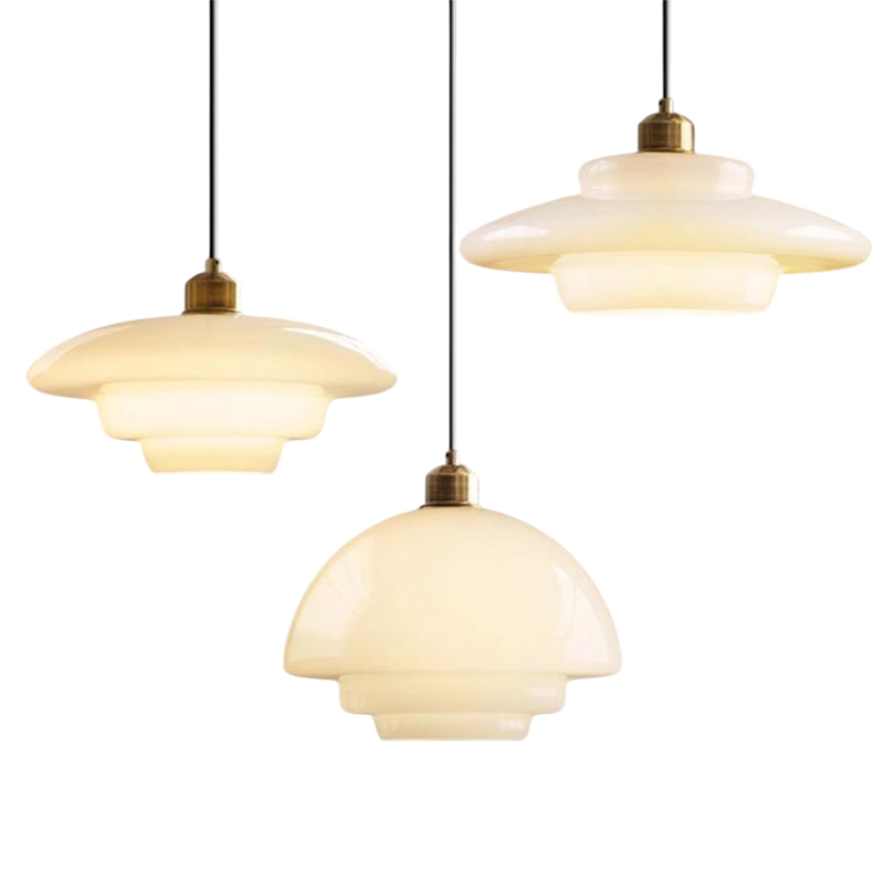 Glass Pendant Lamp | Soft White Shade for Modern Interiors 6