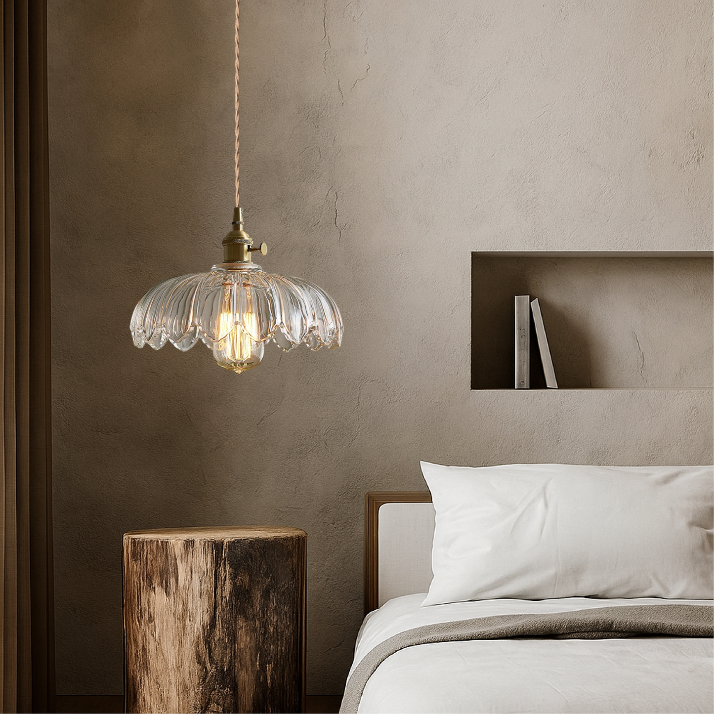 Glass Pendant Lamp | Vintage-Inspired Design for Modern Spaces 4