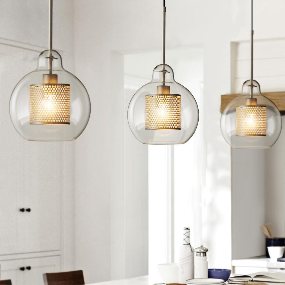 Glass Pendant Light | Adjustable Height for Customizable Style 5
