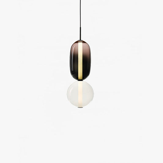 Glass Pendant Light | Dimmable Tinted Design for Versatile Spaces 1