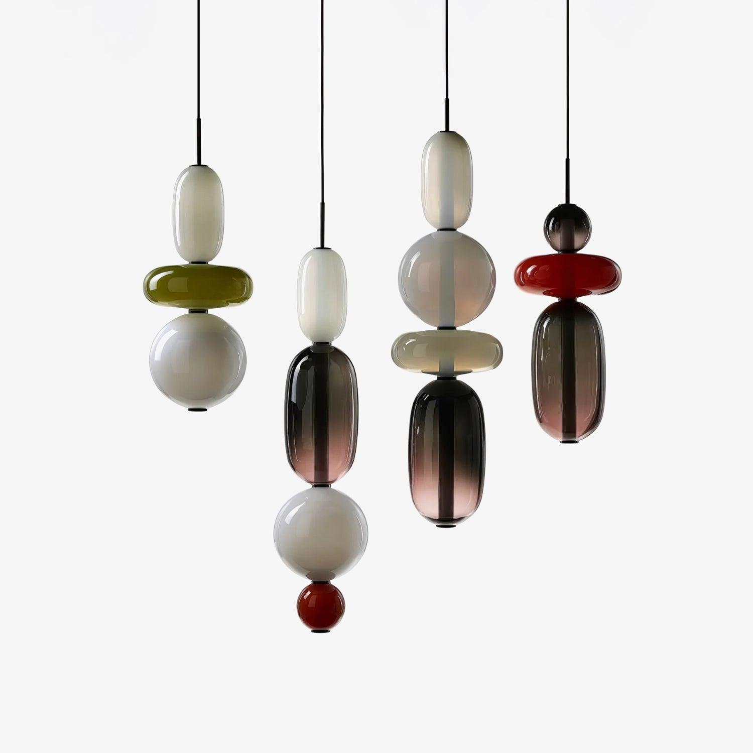 Glass Pendant Light | Dimmable Tinted Design for Versatile Spaces 2