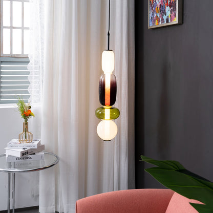 Glass Pendant Light | Dimmable Tinted Design for Versatile Spaces 9
