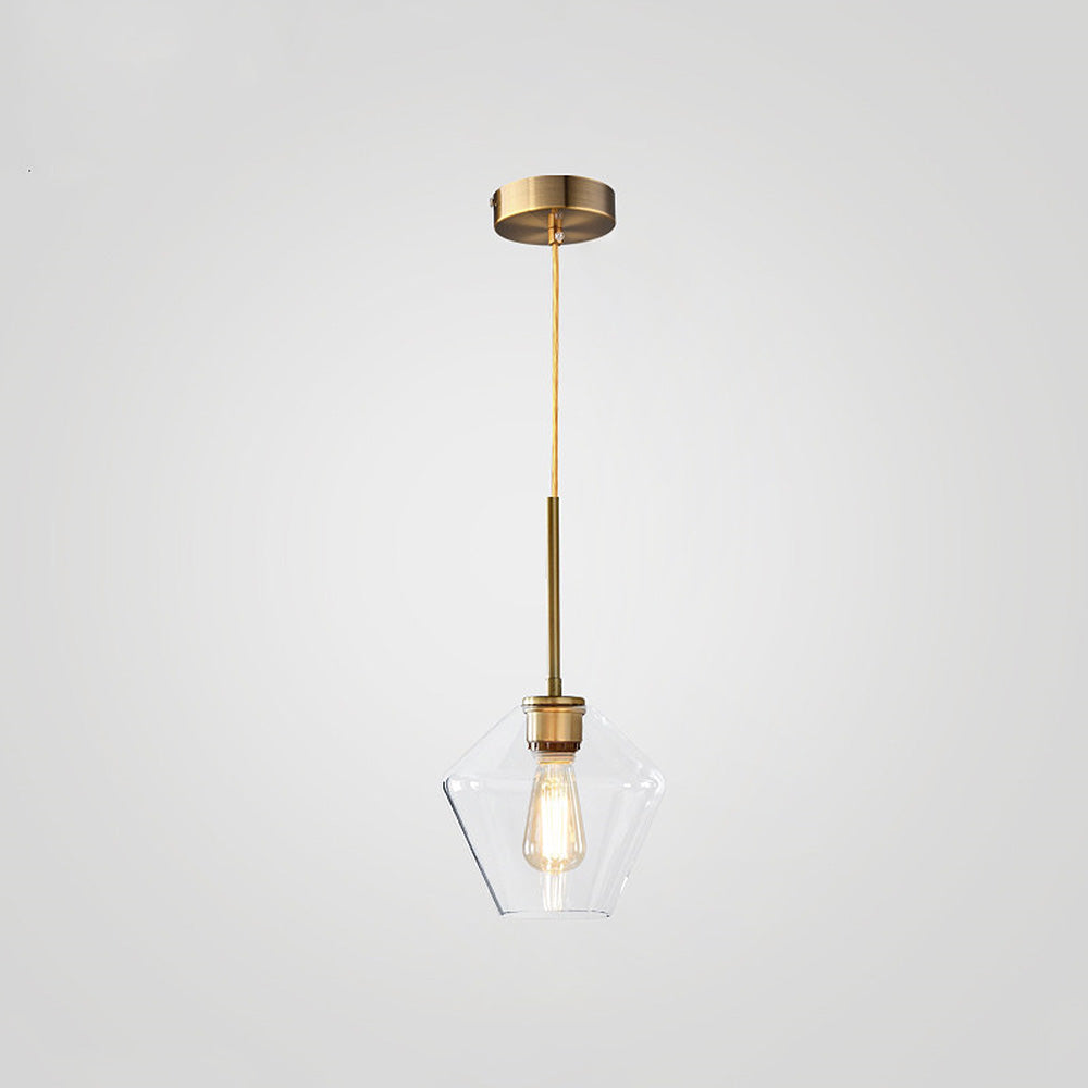Glass Pendant Light | Vintage Industrial Design for Timeless Charm 0