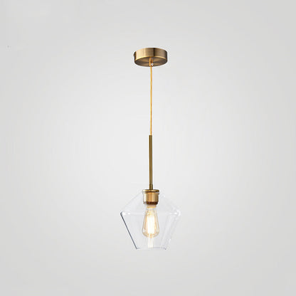 Glass Pendant Light | Vintage Industrial Design for Timeless Charm 0