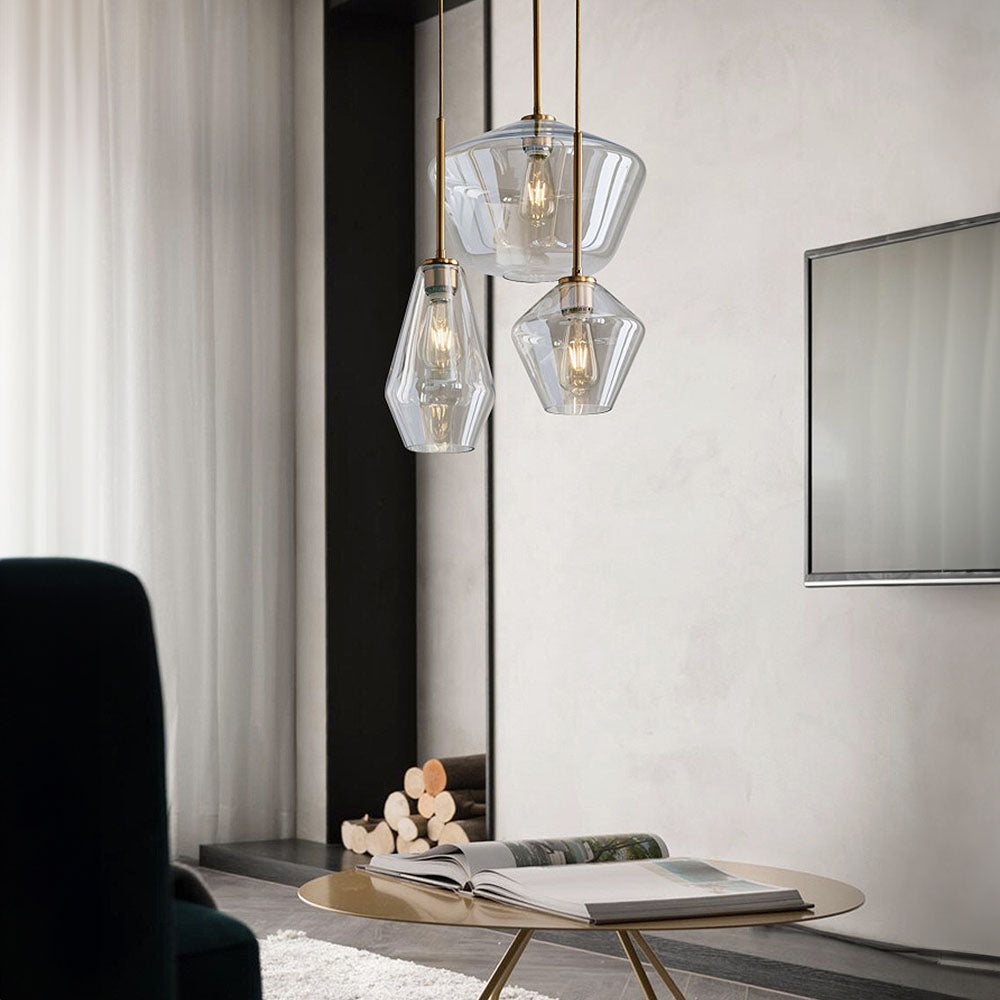 Glass Pendant Light | Vintage Industrial Design for Timeless Charm 2