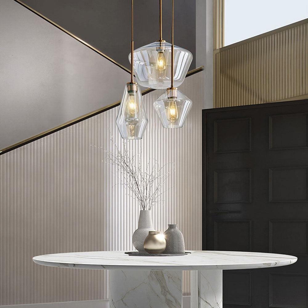 Glass Pendant Light | Vintage Industrial Design for Timeless Charm 3