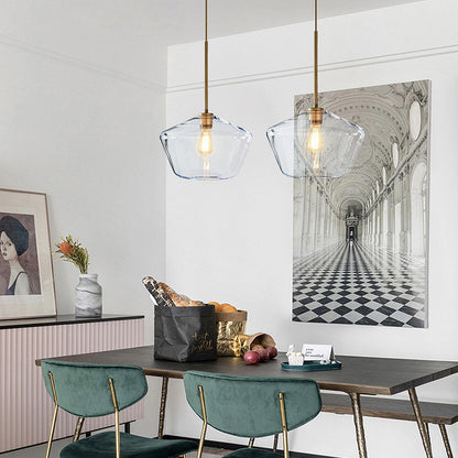 Glass Pendant Light | Vintage Industrial Design for Timeless Charm 4