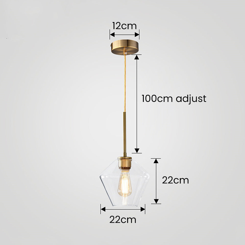 Glass Pendant Light | Vintage Industrial Design for Timeless Charm 6