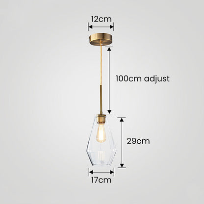 Glass Pendant Light | Vintage Industrial Design for Timeless Charm 8