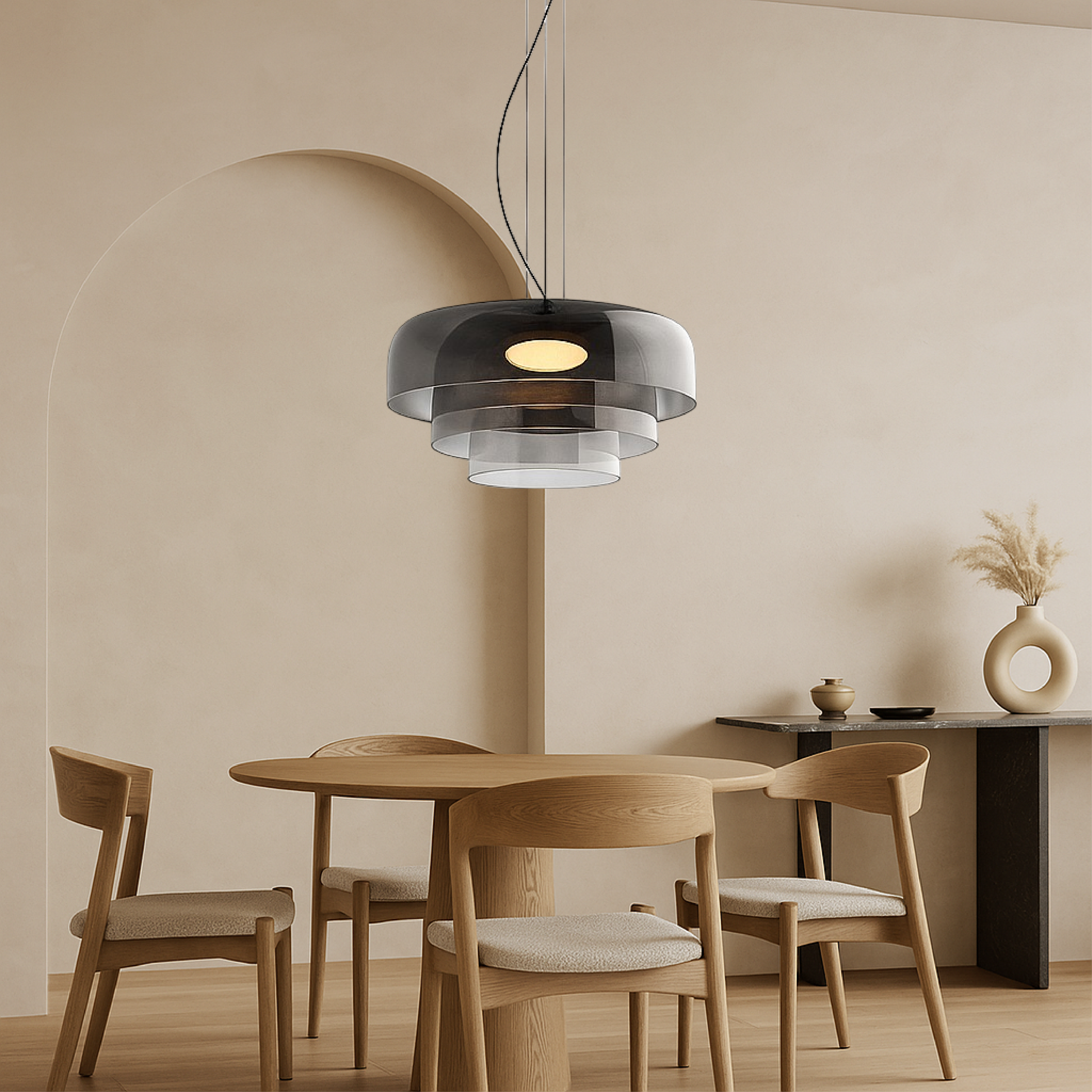 Glass Pendant Lighting | Elegant Design for Kitchen Island Illumination 7