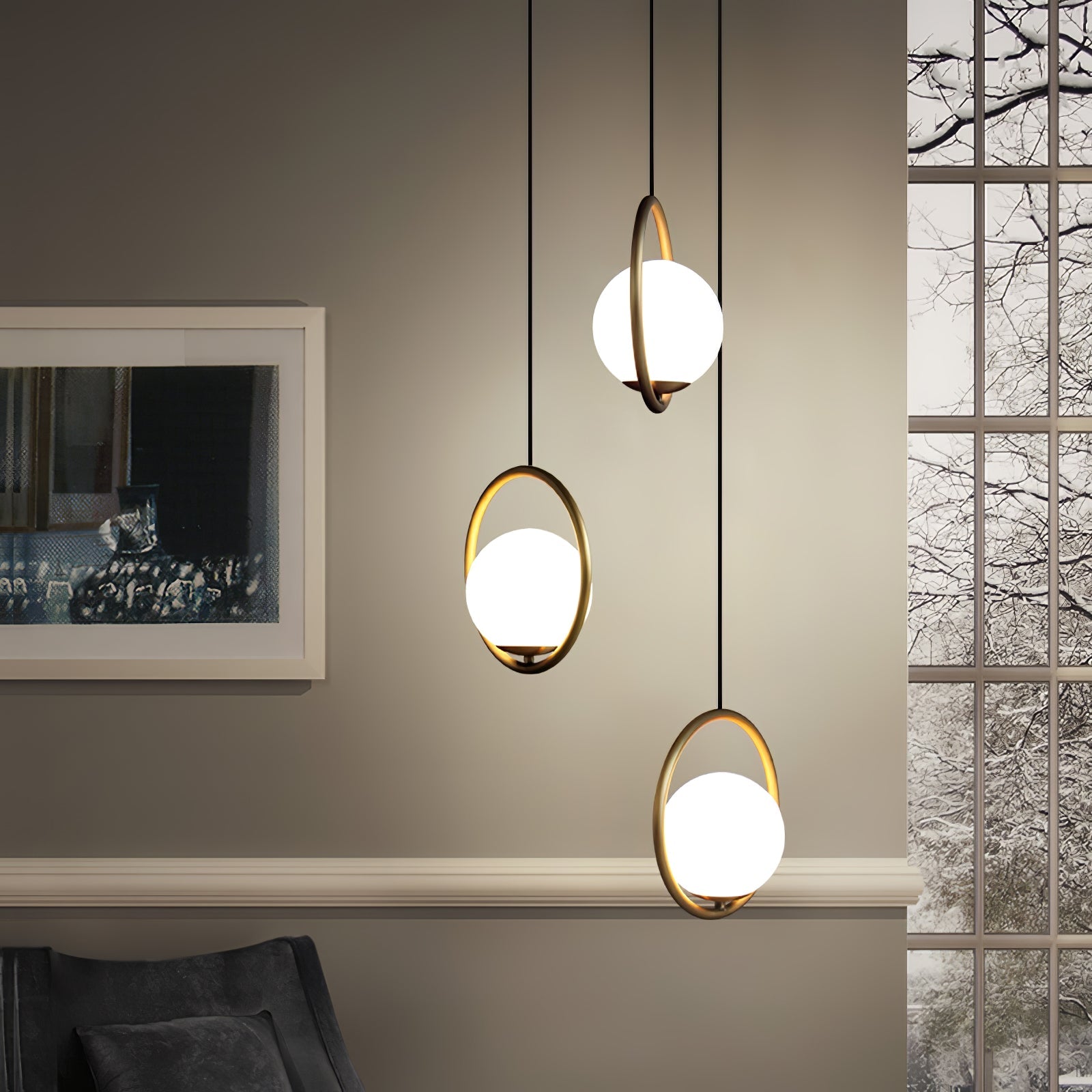 Glass Pendant Lamp | Adjustable Modern Design for Stylish Interiors 4