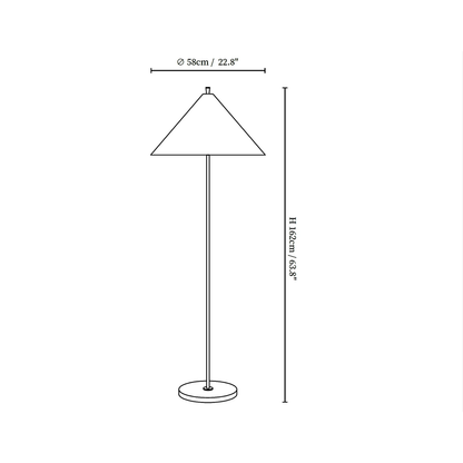 Gold Floor Lamp | Modern Design for Living Room and Elegant Decor 3