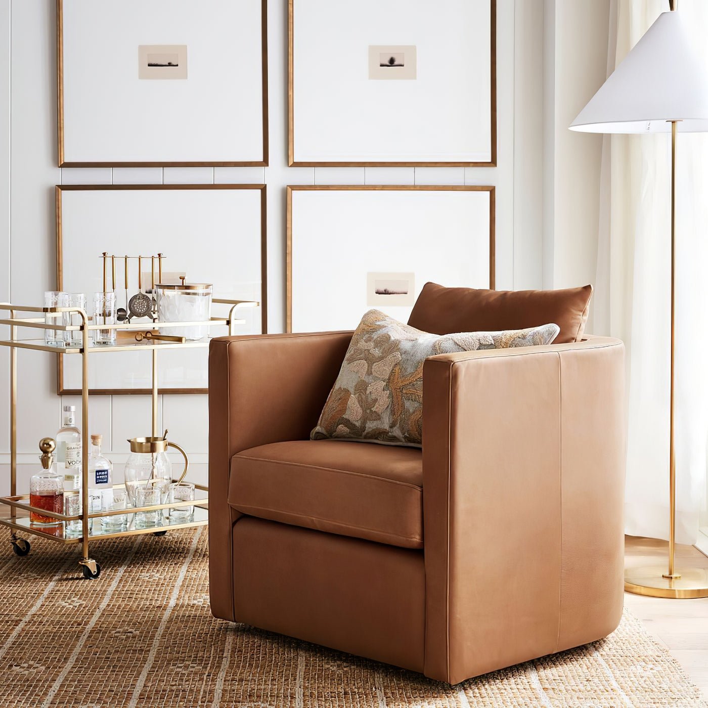 Gold Floor Lamp | Modern Design for Living Room and Elegant Decor 6