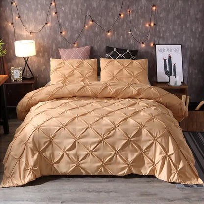 Pinch Pleat Duvet Set | Luxurious 400 Thread Count Polyester 6