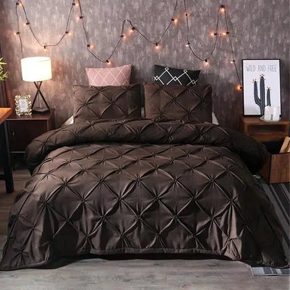 Pinch Pleat Duvet Set | Luxurious 400 Thread Count Polyester 7