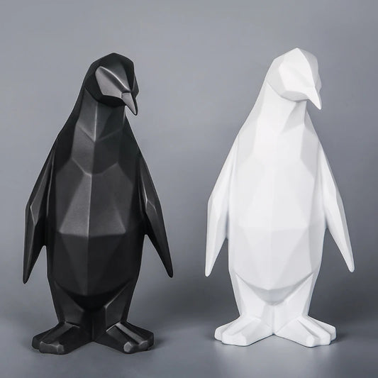 Nordic Penguin Statue | Modern Scandinavian Home Decor Accent 1