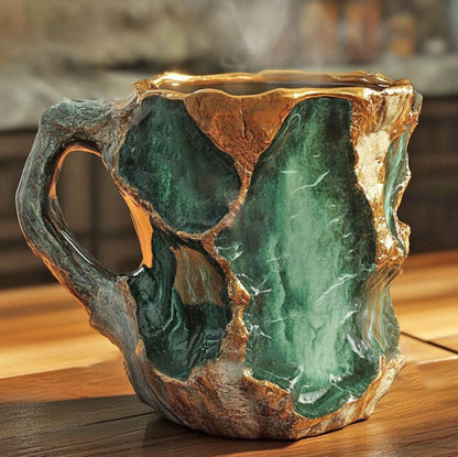 Handcrafted Mineral Crystal Mug | Unique Design with Insulated Features 3