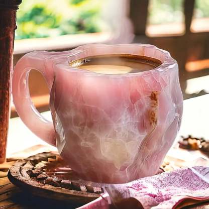 Handcrafted Mineral Crystal Mug | Unique Design with Insulated Features 5