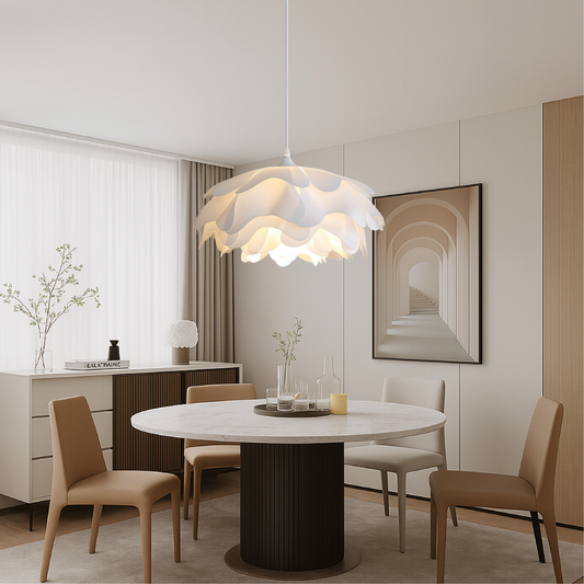 Handmade Ceramic Pendant Lighting | Adjustable Height for Warm Ambiance 0