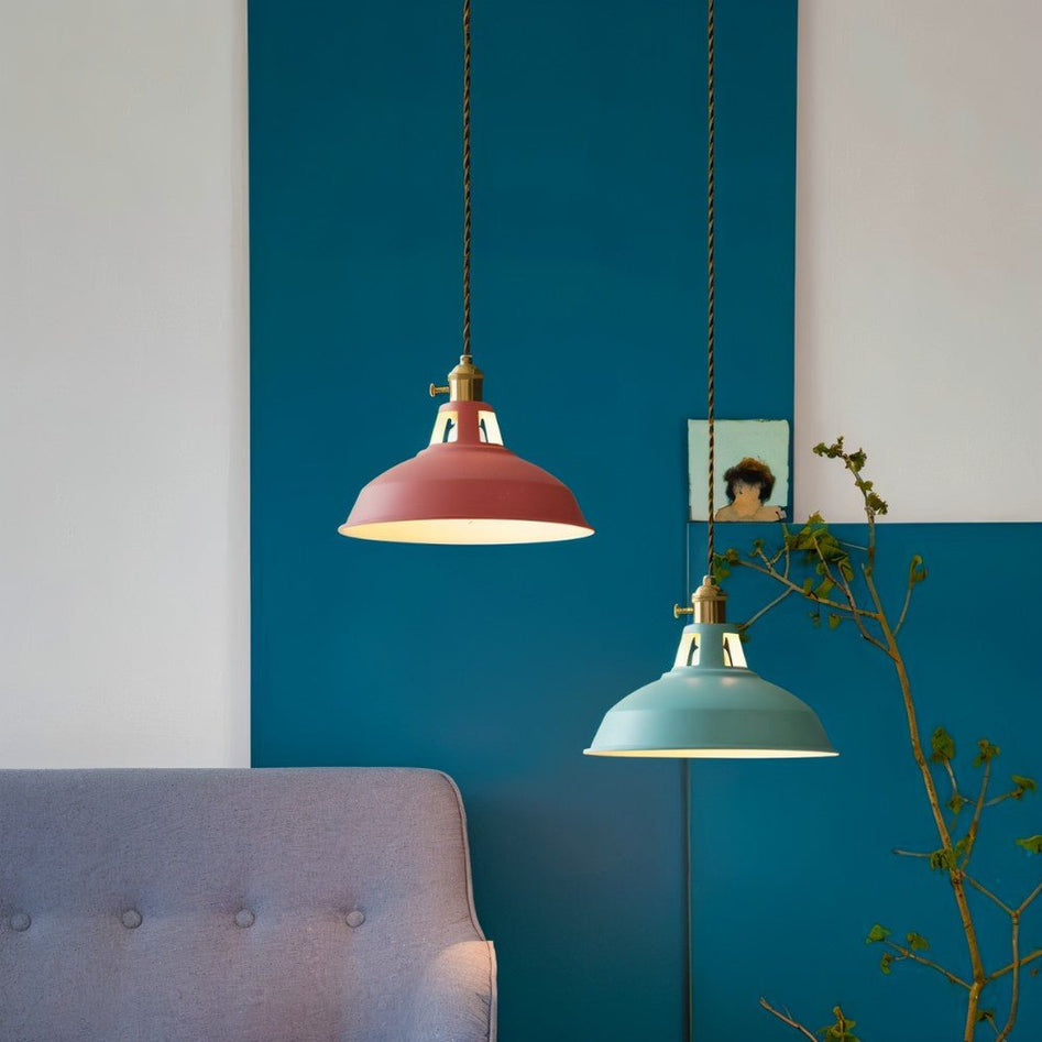 Hanging Lamp | Vibrant Retro Cone Shape for Stylish Interiors 10