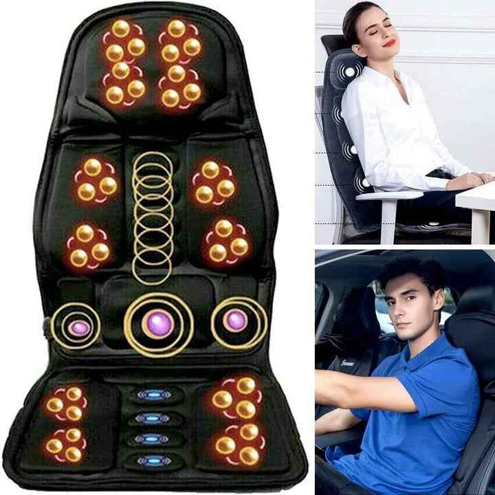 Heated Massage Cushion Pad | 8 Modes with Soothing Heat for Chair 2
