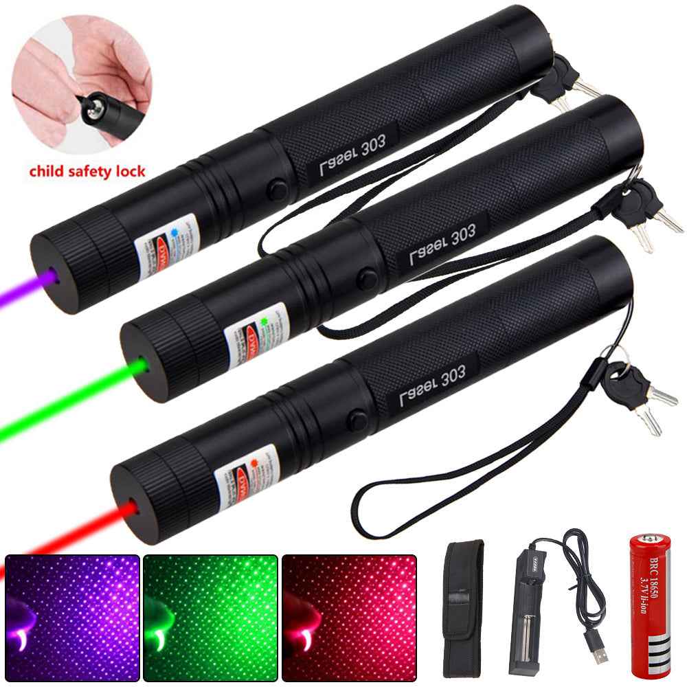 High Power Laser Pointer | Long-Range Precision with USB Rechargeable Battery 8