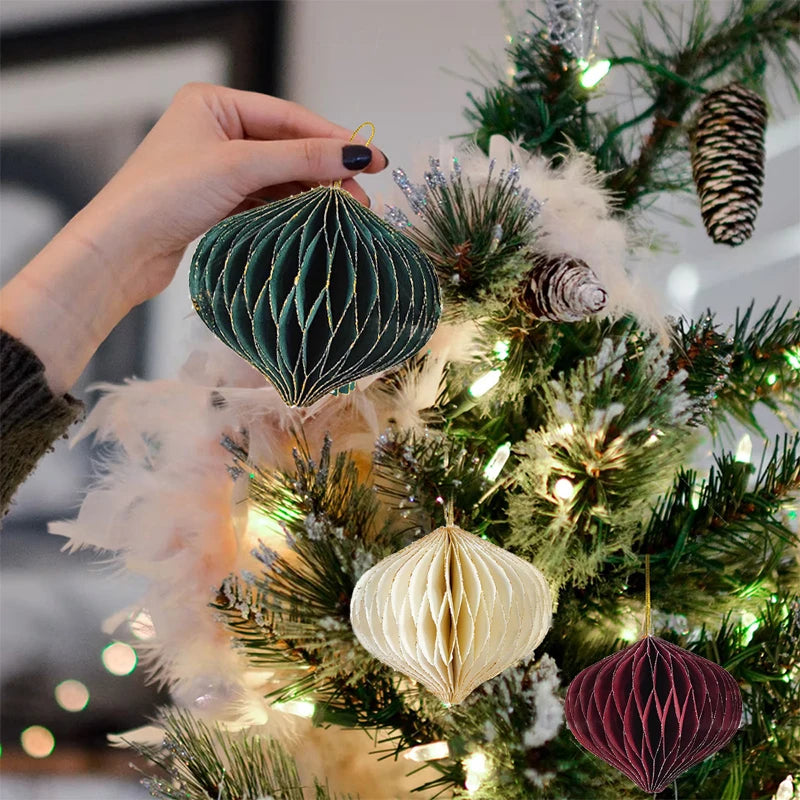 Honey Flower Decoration Ball | Elegant Paper Honeycomb Ornaments 1