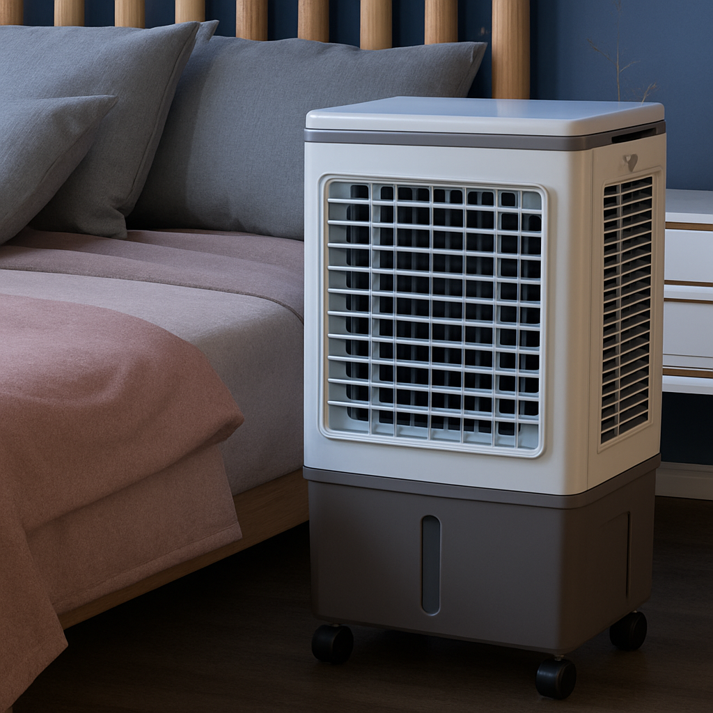 Industrial Evaporative Cooler | 4-in-1 Air Cooler with 12-Gallon Tank 1