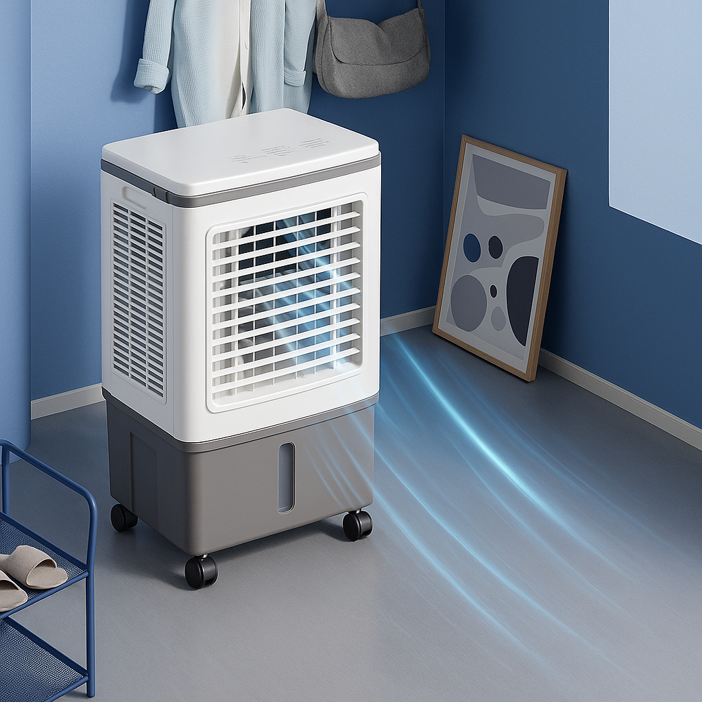 Industrial Evaporative Cooler | 4-in-1 Air Cooler with 12-Gallon Tank 2