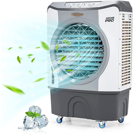 Industrial Swamp Cooler | 4-in-1 Evaporative Air Fan with 12-Gallon Tank 0