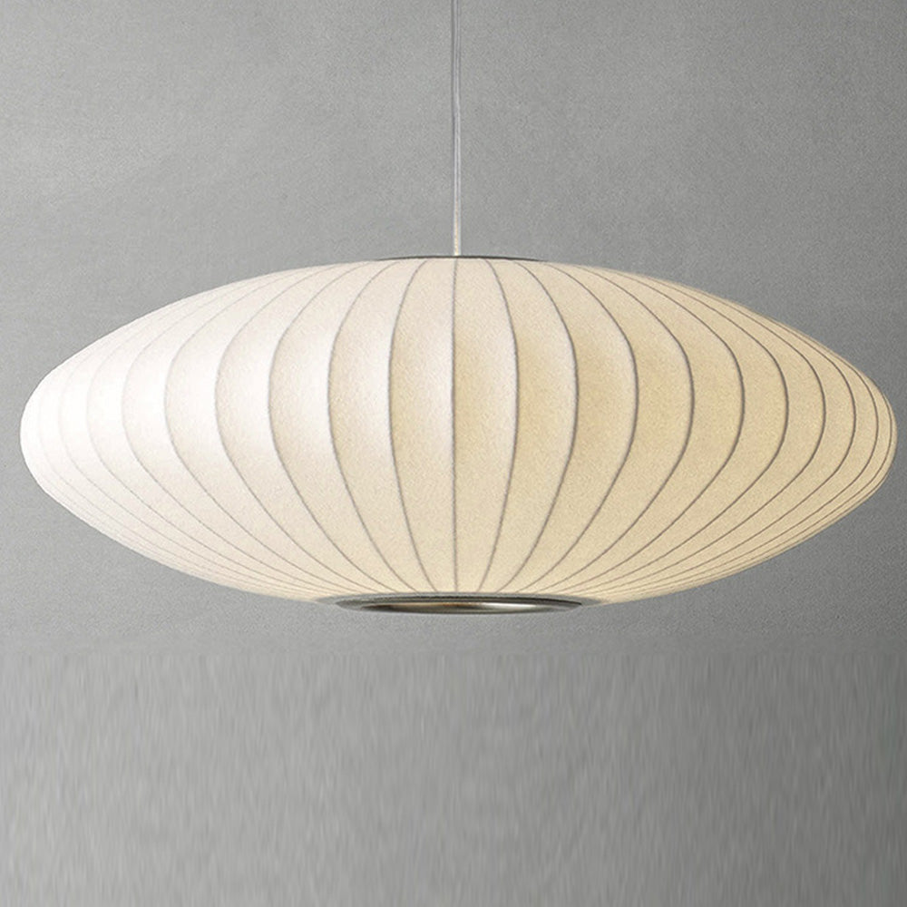 Japandi Pendant Light | Elegant Oval Design for Warm Ambiance 0