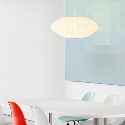 Japandi Pendant Light | Elegant Oval Design for Warm Ambiance 3