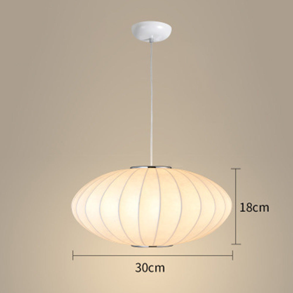 Japandi Pendant Light | Elegant Oval Design for Warm Ambiance 5