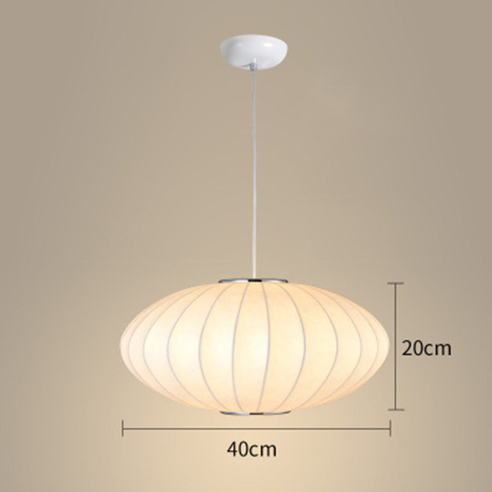 Japandi Pendant Light | Elegant Oval Design for Warm Ambiance 6