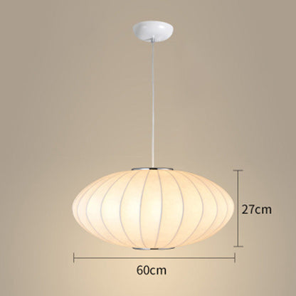 Japandi Pendant Light | Elegant Oval Design for Warm Ambiance 8