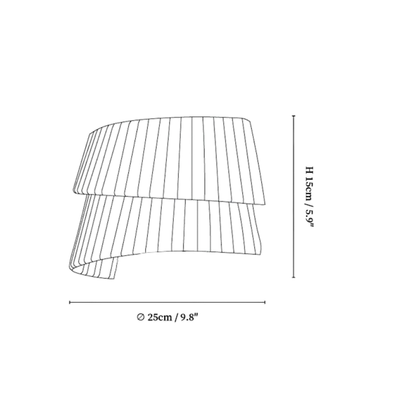Japandi Wall Sconce | Elegant Design with Rotating Shade for Soft Warm Light 2