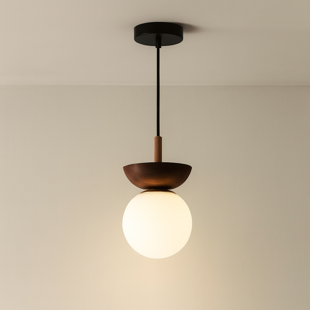 Japanese Nordic Pendant Lamp | Minimalist Design with Soft LED Lighting 0